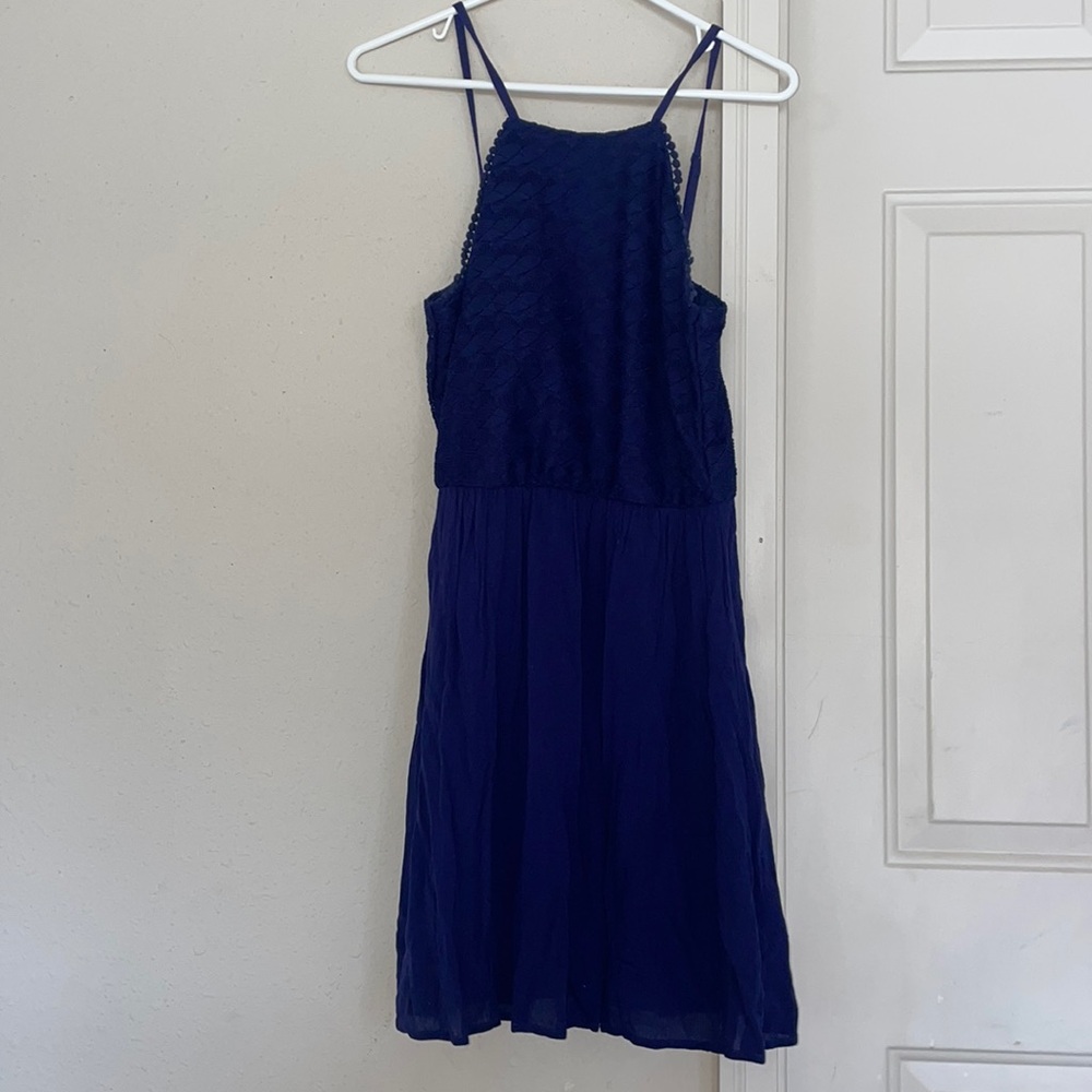 Medium Lily Rose Navy Spaghetti Strap Dress